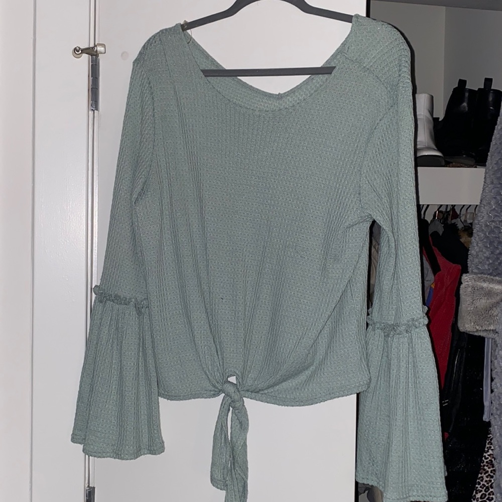 Green sweater